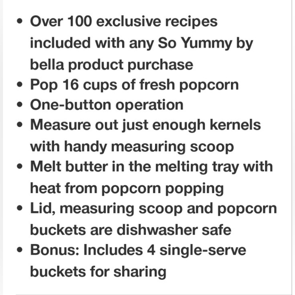 Bella popcorn maker - Picture 8 of 9